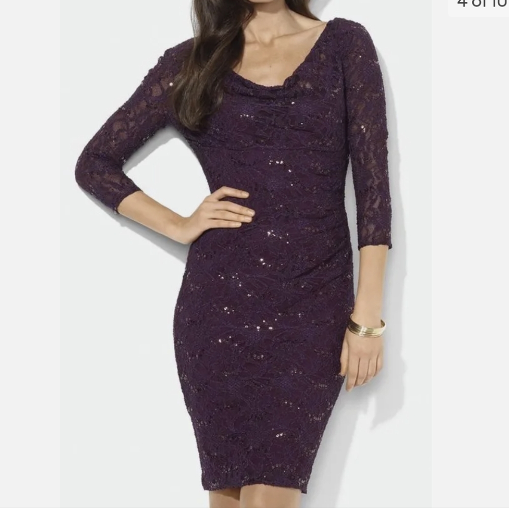 Ralph Lauren Purple Dress